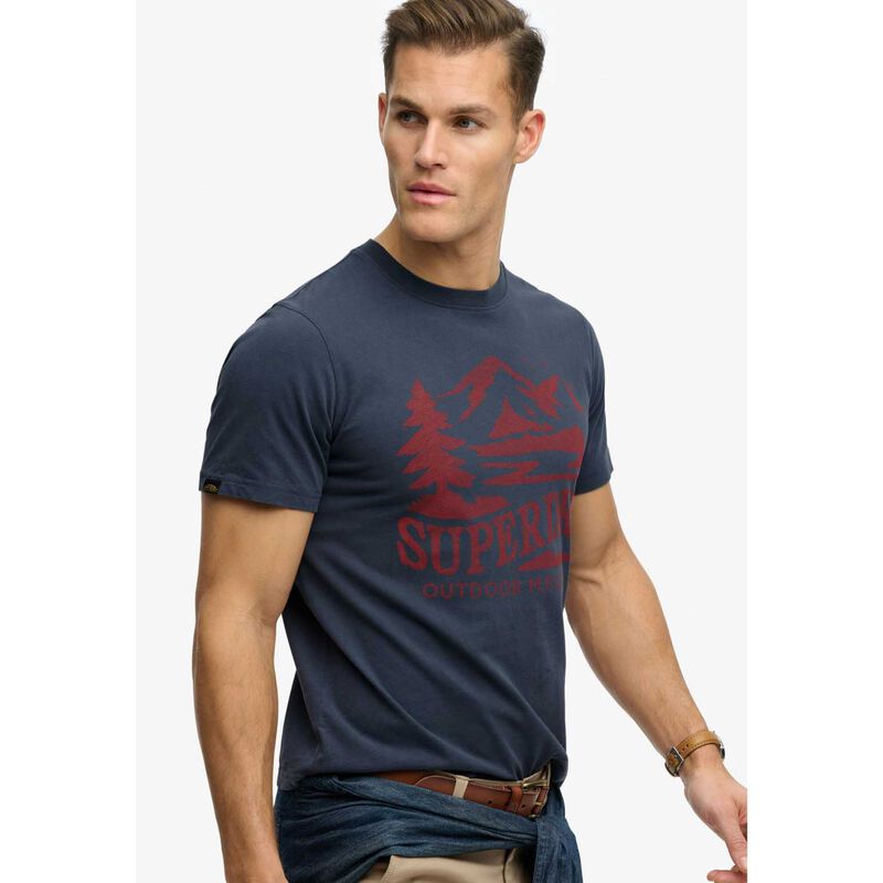 Superdry Retro Outdoor Relaxed Tee image number 2